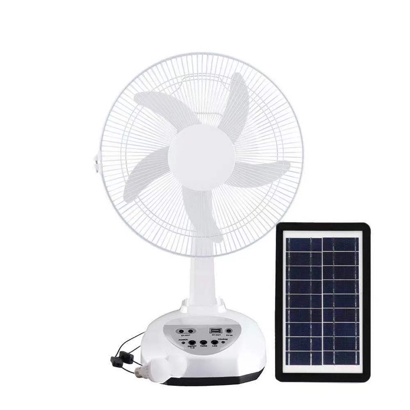 Ventilateur solaire rechargeable 